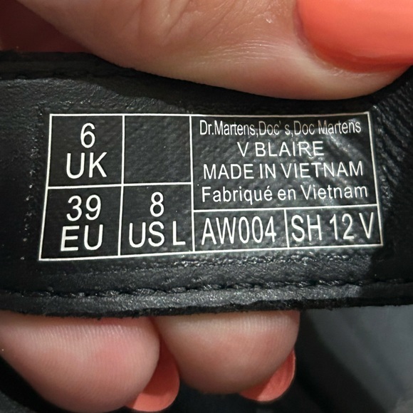 Dr. Martens VEGAN BLAIRE WOMEN'S FELIX GLADIATOR SANDALS-Size 8-Black - Picture 7 of 7